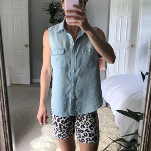 Lauren Ralph Lauren Linen sleeveless shirt M
